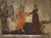 Venus and the Graces offering gifts to a young woman (mk36)